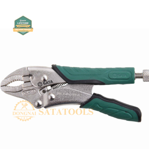 Kìm bấm chết có bao da mũi cong 10in Sata 71107