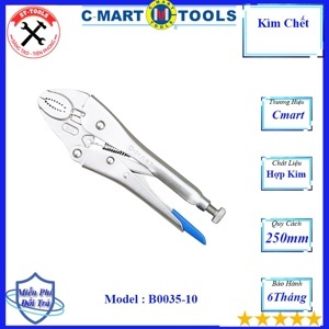 Kìm bấm chết miệng cong C-Mart B0035-10