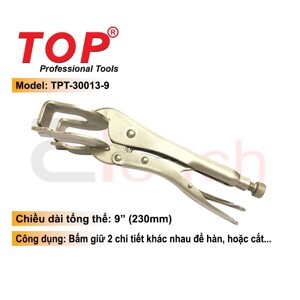 Kìm bấm chết mỏ kẹp hàn Top TPT-30013-9