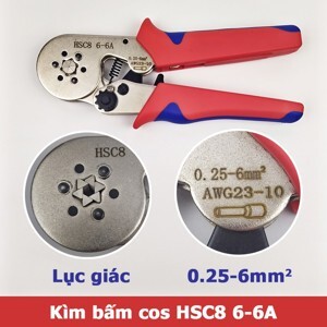 Kìm bấm cos cao cấp Fasen HSC8 6-6A