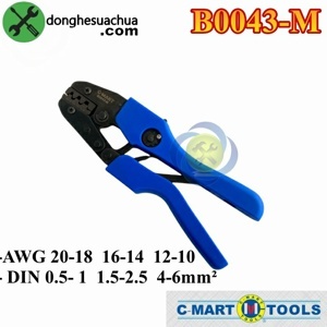 Kìm bấm cos đầu M C-Mart B0043-M