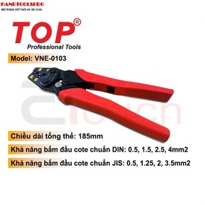 Kìm bấm đầu cote số 03 Top VNE-0103