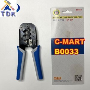 Kìm bấm dây mạng C-Mart B0033 loại 6P 8P