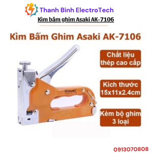 Kìm bấm ghim Asaki AK7106