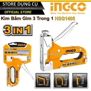 Kìm bấm ghim đa năng 3 trong 1 Ingco HSG1405