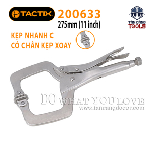 Kìm bấm hàn chữ C Tactix 200633 275mm/11 inch