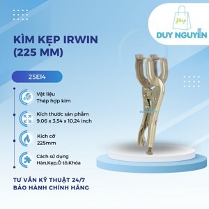 Kìm bấm kẹp hàn 9 inch Irwin T25EL4