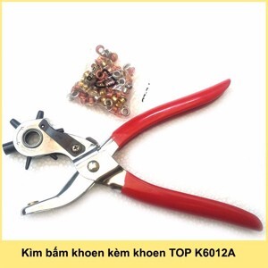 Kìm bấm khoen TOP K6012A kèm khoen