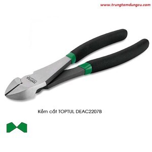 Kìm cắt cán đen Toptul DEAC2207B, 7"