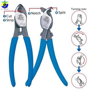 Kìm cắt cáp có tuốt dây KCC-22 Tsunoda