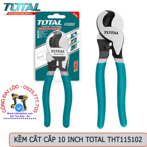 Kìm cắt cáp đầu lớn Total THT115102 10"