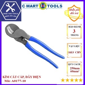 Kìm cắt cáp điện 60mm2 C-Mart A0177-10