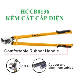 Kìm cắt cáp điện Ingco HCCB0136