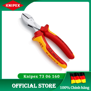 Kìm cắt chéo đòn bẩy cao Knipex 73 06 160