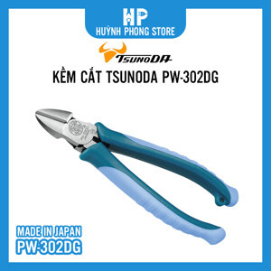 Kìm cắt dây cứng tác động mạnh 160mm Tsunoda PW-322DG