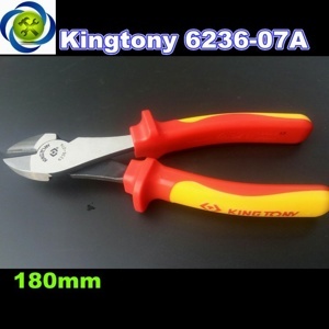 Kìm cắt đỏ xanh Kingtony 6236-07A 7.5 inch