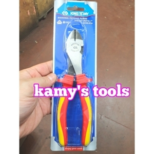 Kìm cắt đỏ xanh Kingtony 6236-07A 7.5 inch