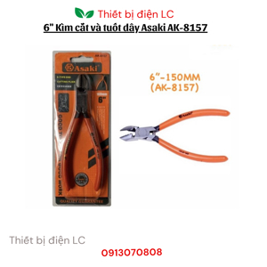 Kìm cắt và tuốt dây Asaki AK-8157