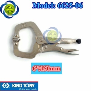 Kìm chết chữ C Kingtony 6625-06, 7"