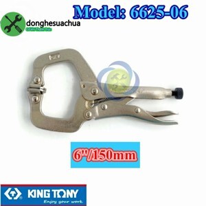 Kìm chết chữ C Kingtony 6625-06, 7"