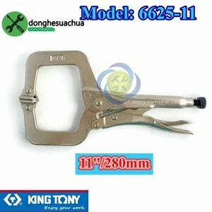 Kìm chết chữ C Kingtony 6625-11, 11"