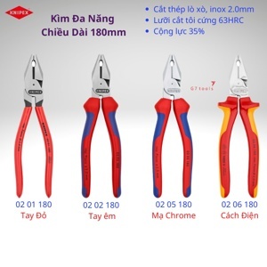 Kìm đa năng Knipex 02 01 180