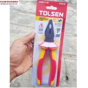 Kìm điện cách điện Tolsen V38118 8″