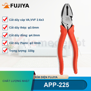 Kìm điện Fujiya APP-225 (9")