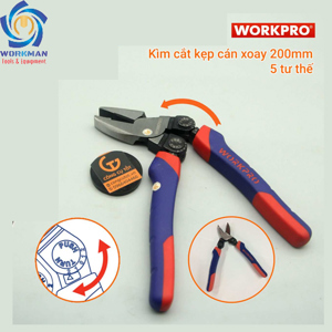 Kìm hỗn hợp có điều chỉnh Workpro W031183