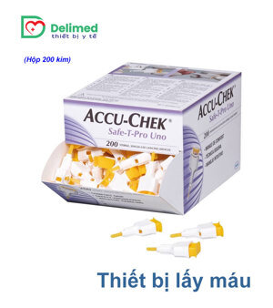 Kim lấy máu Accu-Chek Safe-T-Pro Uno