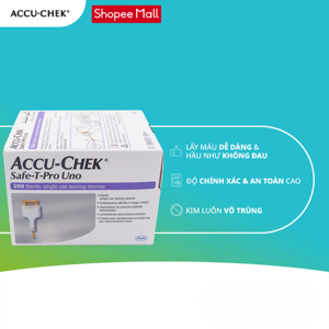 Kim lấy máu Accu-Chek Safe-T-Pro Uno