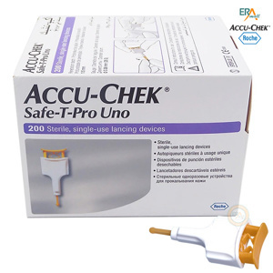 Kim lấy máu Accu-Chek Safe-T-Pro Uno