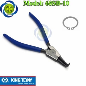 Kìm mở ngoài phe mũi cong Kingtony 68SB-10, 10"