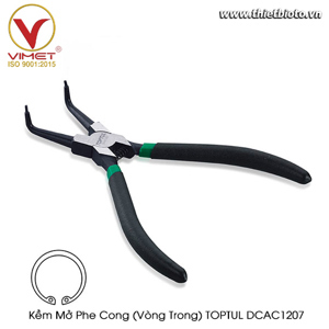 Kìm mở phe trong mũi cong Toptul DCAC1207
