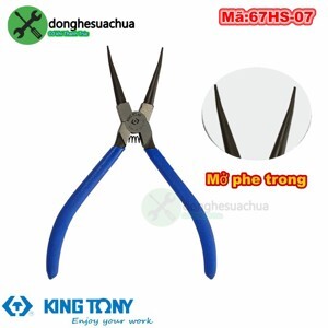 Kìm mở phe trong mũi thẳng Kingtony 67HS-07, 7"