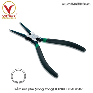 Kìm mở phe trong mũi thẳng Toptul DCAD1207