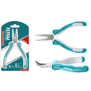 Kìm mũi cong mini 115mm Total THTMN456