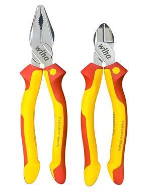 Kìm mũi nhọn cách điện 1000V Wiha 26727