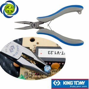 Kìm mũi nhọn điện tử Kingtony 6377-55 dài 138mm