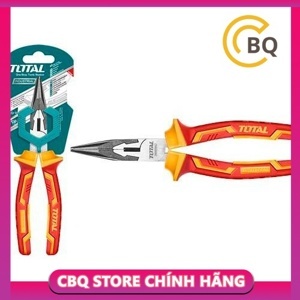 Kìm mũi nhọn mỏ dài cách điện 8inch Total THTIP2381