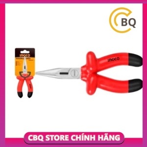 Kìm mũi nhọn mỏ dài cách điện INGCO HILNP01200