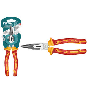 Kìm mũi nhọn mỏ dài cách điện 8inch Total THTIP2381