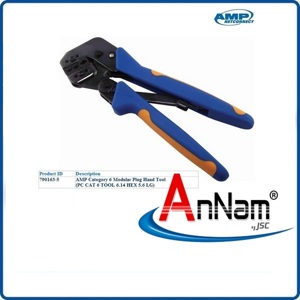 Kìm nhấn mạng AMP Hand Tool,w/Die Set, Cat6,RJ45 Mod Plug 790163-5