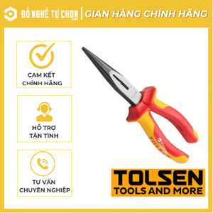 Kìm nhọn cách điện Tolsen V38136 6″