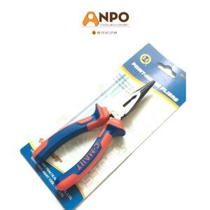 Kìm nhọn cán đỏ xanh 175mm7 B0153-07