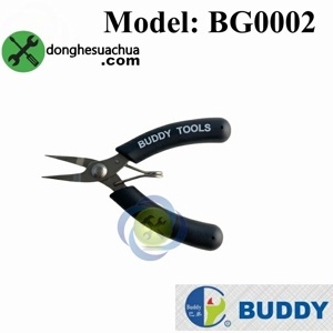Kìm nhọn chính xác inox 4″ BUDDY BG0002