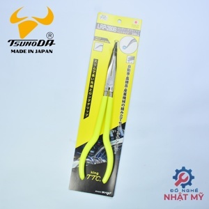 Kìm nhọn dài mũi cong 280mm Tsunoda LRP-280B