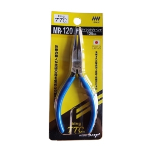 Kìm nhọn không có lưỡi cắt hàm phẳng 125mm Tsunoda MR-120F