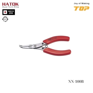 Kìm nhọn không gỉ mũi cong hàm phẳng Top Kogyo NN-100B