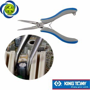 Kìm nhọn mỏ cong điện tử 6 inch Kingtony 6337-06